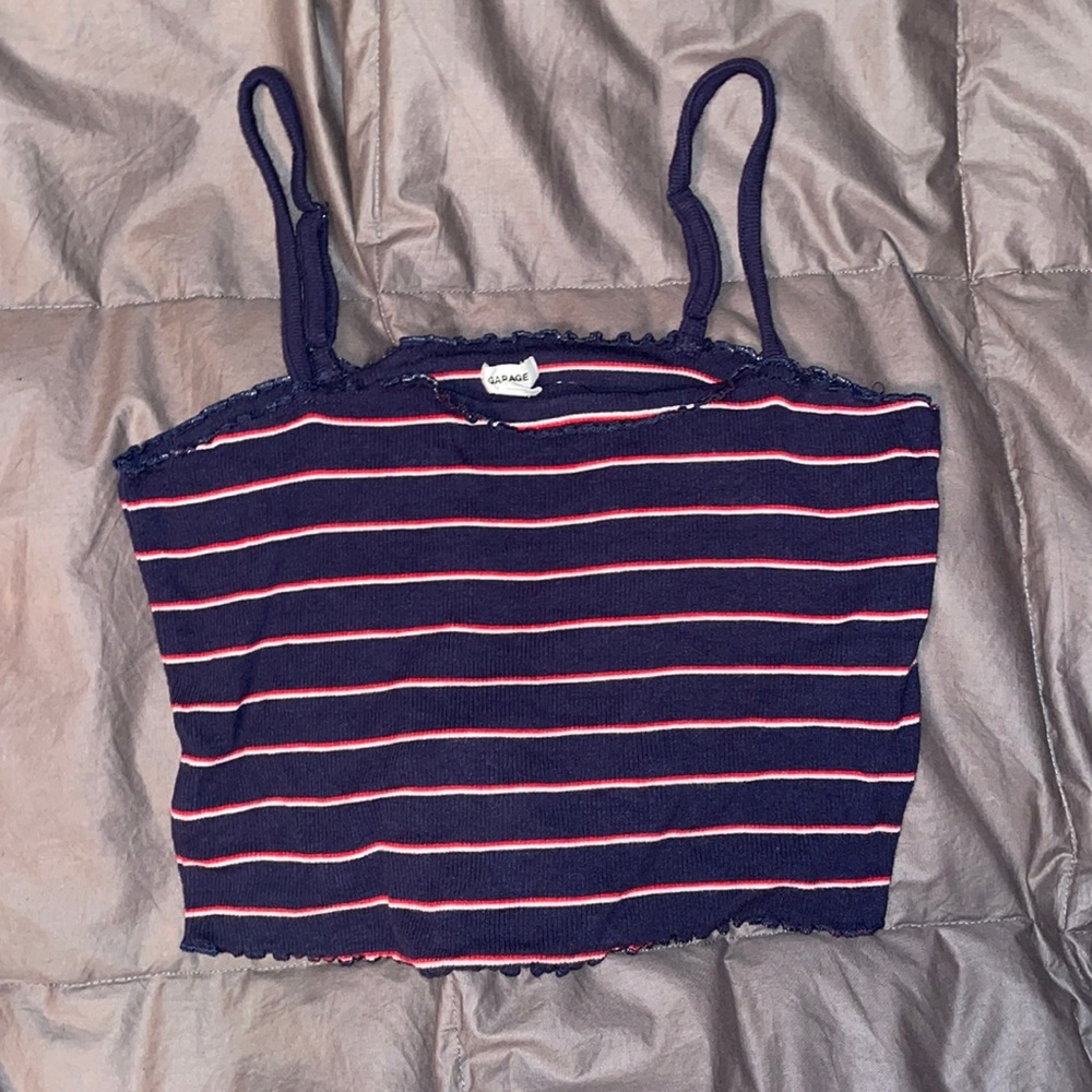 Garage cropped tank top